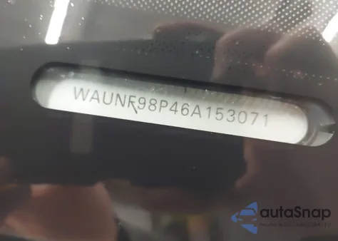 2006 Audi A3 2.0T z USA, uszkodzony, nr VIN WAUNF98P46A153071
